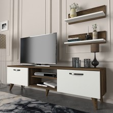 Dekorister Ayden Tv Ünitesi Ceviz-beyaz