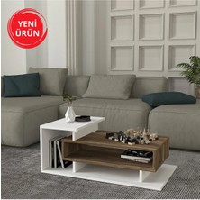 Dekorister Spring Orta Sehpa Beyaz-ceviz