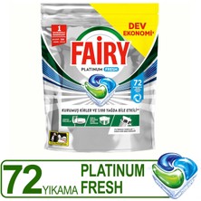 Fairy Platinum Fresh Bulaşık Makinesi Kapsülü 72 Yıkama