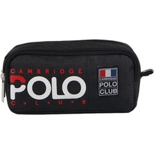 River Okul Normcore Çift Bölme Kalemlik/kalem Çantası, CPC3028, Siyah, Üniseks Çocuk