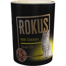 Hnrlishp Rokus Tavuklu Kedi Konservesi 410G