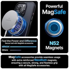 River 16 Pro Için ile Uyumlu Fusion Mat Serisi Kaliteli Orijinal Versiyon Kılıf Metal Tuş Takımı ve Ultra Güçlü Gerçek Mıknatıslar Şık Tasarım Kılıf (Siyah, 16 Pro)