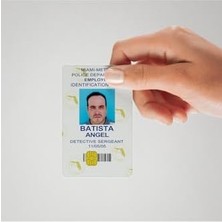 River Batista Dedektif Id Kart Kaplama (Yüksek Kalite)