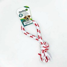 Hnrlishp Eurodog Diş Ipi Halka Tek Düğüm Kırmızı Beyaz 25CM