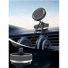 River Plentiful Güçlü 360° Dönebilen Manyetik Kilitli Araç Telefon Tutucu K10B