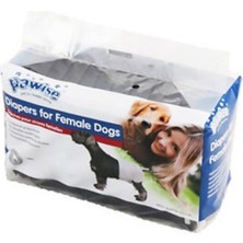 Hnrlishp Pawise Köpek Alt Bağlama Bezi Xl Boy Siyah 12 Adet