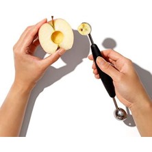 River Oxo Paslanmaz Çelik Kavun Kesicisi, Siyah/gümüş