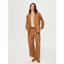 Faik Sönmez %100 Keten Astarsız Blazer Ceket S26CKT015