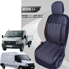 Huma Auto Araca Özel Ford Transit 2007-2013 Model Uyumlu 2+1 Ön Koltuk Kılıf