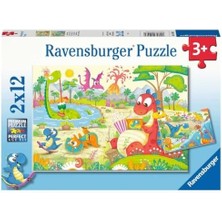 River 2X12 Parçalı Puzzle Dino Dostlar