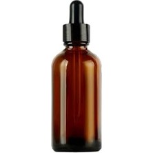 River Afracam 100 ml Metal Kapaklı Damlalık Dropper Şişesi Serum 100 cc Cam Şişe 6 Adet (Siyah Kapak, Amber/kahverengi)