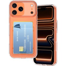 River - 17 Pro ile Uyumlu Kılıf Kamera Koruma ve Köşe Korumalı Kartlıklı Cüzdanlı Darbe Emici Kapak