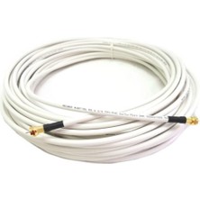 River 20 Metre Rg6/u4 Full Hd 3D 4K Anten Tv Çanak Uydu Lnb Kablosu 20MT (F Konnektör Takılı Hazır) 20 mt