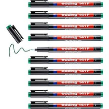 River 141 F Permanent Kalem - Asetat Kalemi Yeşil - 10 Kalem - 0,6 mm Yuvarlak Uç