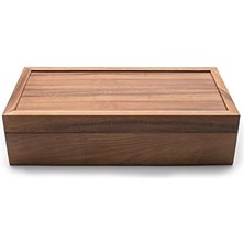 River Dikdörtgen Vauxhall Çift Çay Kutusu, Akasya Ağacı