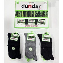 Dündar Erkek Bambu Konç Patik 12Lİ