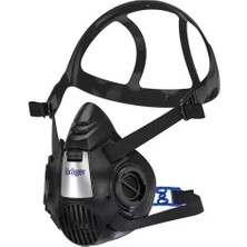 Dräger Drager 3500 Yarım Yüz Gaz Maskesi (L) Beden  +P3 Filtre
