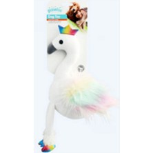 Hnrlishp Pawise Rainbow World-Flamingo Köpek Oyuncağı