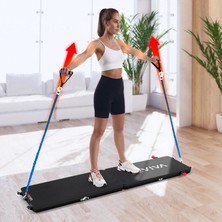 AsVIVA Asvıva FB1 Çok Fonksiyonlu Egzersiz Aleti, Pilates Reformer, Direnç Bantlı, Ev Tipi,