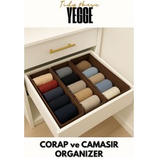 Özbience 8'li Çekmece ve Dolap Içi Düzenleyici Seti, Raf ve Çorap Organizeri