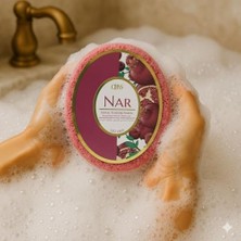 River Nar Doğal Süngerli Sabun, Vücut Temizliği, Nar Kokulu, 120 Gram, Paraben Içermez