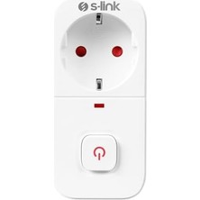 River SL-010 16A/250V 750 Joule Anahtarlı Duyarlı Devre ve Akım Korumalı Tekli Priz