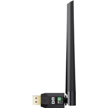 River Dm AD087 Bluetooth 5.0 Adaptör - 600MBPS Dual Band Wifi Alıcı Verici Access Point