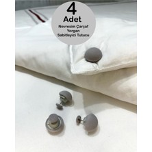 Özbience Çok Amaçlı Kılıf Sabitleyici Düzenleyici 4 Adet Taş Rengi Dayanıklı