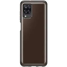 River Soft Clear Cover A125F Galaxy A12 Için - Siyah