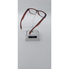 Özbience Güneş Enerjili Dönerli Gözlük Tutucu, Beyaz, Pratik ve Şık Tasarım