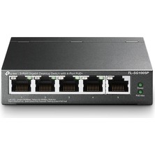 River TL-SG1005P, 5-Port Gigabit Desktop Switch With 4-Port Poe+
