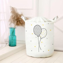 River Çok Amaçlı Oyuncak Saklama Kutusu Kirli Çamaşır Piknik Sepeti Katlanır Düzenleyici Keçe Model 01394