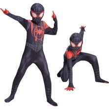 Petityu Cadılar Bayramı Miles Morales Kostüm Erkek Çocuk Kostüm