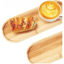 River 3'lü Ahşap Oval Sunum Tabağı Seti – 3 Farklı Boy (33X10 Cm, 39X15 Cm, 13X5 Cm) – Şık ve Dayanıklı Servis Tabakları, Mutfak ve Sofra Sunumları Için