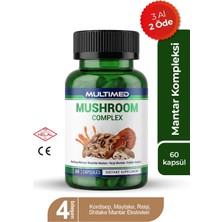 Multimed Mantar Kompleksi – Bağışıklık Sistemi Güçlendirici 4’lü Mantar Karışımı – 60 Kapsül