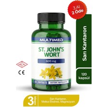 Multimed St. John’s Wort Sarı Kantaron – Stres Azaltıcı & Duygusal Denge – 120 Kapsül