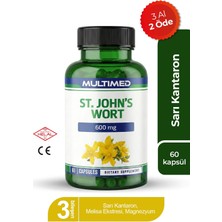 Multimed St. John’s Wort Sarı Kantaron – Stres Azaltıcı & Duygusal Denge – 60 Kapsül