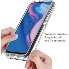 River ile Uyumlu Şeffaf Clear Silikon Yüksek Kalite Darbeye Dayanıklı Şık Telefon Kılıfı (Y9 2019 / Psmart Z)