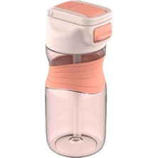 River 450ML Pipetli Tritan Su Matarası Sarı-Mavi-Turuncu VGN030