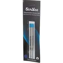 River Dev Tükenmezkalem Refil 2'li Blister, 0.7 mm Uç, Mavi