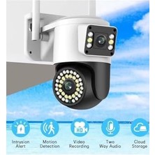 River 4mp Yoosee Çift Lens Ip Kamera - Wıfı Açık Otomatik Izleme, Su Geçirmez Kablosuz Güvenlik Ev Kamerası, Renkli Gece Görüş