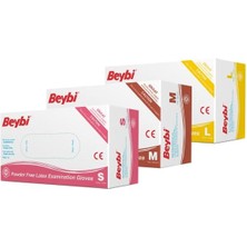 River Beybi Pudrasız Latex Medium Eldiven