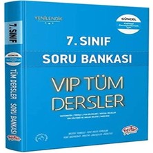 River Editör 7. Sınıf Vıp Tüm Dersler Soru Bankası Mavi Kitap