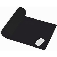 River Lindos - Deri Mat, Masa Pedi, Büyük Mouse Pad, Ofis Için Mat, Su Geçirmez Mat, Ofis ve Ev Için Deri Pedi, Gaming Masa Matı, Masaüstü Için Masa Koruyucu Pedi (75 cm x 34 cm x 1,3) (Siyah)