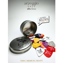 Arpeggio Arte Gitar Pena Seti 48’li – Abs Series 3 Kalınlık (0.60 / 0.81 / 1.08 Mm) Metal Kutulu