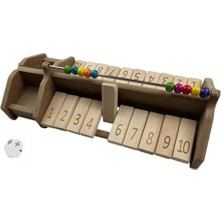 River Smartmath Abacus Game Set – 2 Kişilik Ahşap Matematik Oyunu | Abaküs ile Sayı Öğrenme & Toplama Kartları | Eğitici Stem Seti | Çocuklar Için Yılbaşı Hediyelik Zeka Oyunu