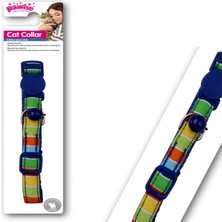 Hnrlishp Pawise Şerit Desenli Mi  Boyun Tasması 30 cm