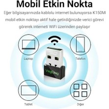 River 150MBPS 2.4ghz Kablosuz Wi-Fi Alıcı Verici USB Adaptör