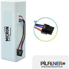 River Micron Mi Mop 1c 2in1 Akıllı Süpürge Bataryası 14.4V 2600MAH Pil 14.4 Volt 2600 Mah Kutulu