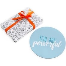 River Arkadaşa Hediye Tasarımlı Yuvarlak Mouse Pad - Mousepad - Mouse Pad - Fare Altlığı